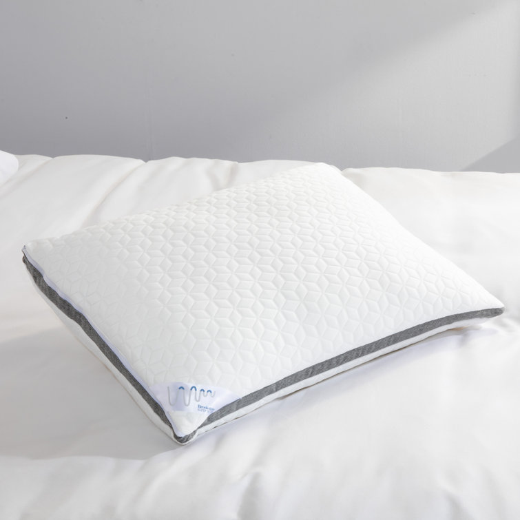 Brookstone Perfect 2 in 1 Comfort Pillow White